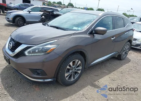 2018 Nissan Murano Sl z USA, uszkodzony, nr VIN 5N1AZ2MH9JN129828